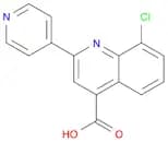 8-Chloro-2-pyridin-4-ylquinoline-4-carboxylic acid