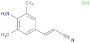 (E)-3-(4-Amino-3,5-dimethylphenyl)acrylonitrile hydrochloride