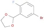 1-Bromo-3-(1,3-dioxolan-2-yl)-4-fluorobenzene
