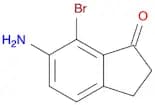 6-Amino-7-bromo-2,3-dihydro-1H-inden-1-one