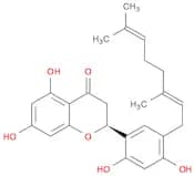 (S)-2-[5-[(E)-3,7-Dimethyl-2,6-octadienyl]-2,4-dihydroxyphenyl]-2,3-dihydro-5,7-dihydroxy-4H-1-ben…