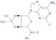 (3aS,4S,6R,6aR)-6-(6-Amino-2-chloro-9H-purin-9-yl)-2,2-dimethyltetrahydrofuro[3,4-d][1,3]dioxole-4…