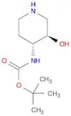 Carbamic acid, [(3r,4r)-3-hydroxy-4-piperidinyl]-, 1,1-dimethylethyl ester