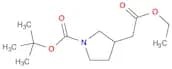 3-PYRROLIDINEACETIC ACID, 1-[(1,1-DIMETHYLETHOXY)CARBONYL]-, ETHYL ESTER