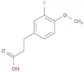 3-(3-Fluoro-4-methoxyphenyl)propionic Acid