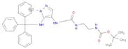 tert-Butyl [2-(([1-methyl-5-(tritylamino)-1h-pyrazol-4-yl]carbamoyl)amino)ethyl]carbamate