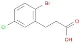 3-(2-Bromo-5-chloro-phenyl)-propionic acid
