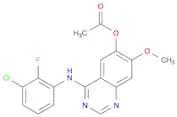 4-((3-Chloro-2-fluorophenyl)amino)-7-methoxyquinazolin-6-yl acetate