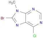 8-bromo-6-chloro-9-methyl-9H-purine