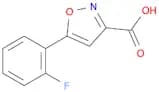 5-(2-Fluorophenyl)isoxazole-3-carboxylic acid