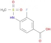 3-Fluoro-4-(methylsulfonamido)benzoic Acid