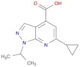 6-cyclopropyl-1-isopropyl-1H-pyrazolo[3,4-b]pyridine-4-carboxylic acid