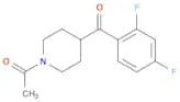 1-Acetyl-4-(2,4-difluorobenzoyl)piperidine