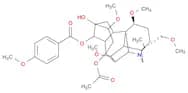 8-(Acetyloxy)-20-ethyl-13-hydroxy-1,6,16-trimethoxy-4-(methoxymethyl)aconitan-14-yl 4-methoxybenzo…