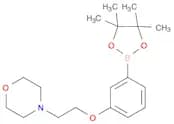 Morpholine, 4-​[2-​[3-​(4,​4,​5,​5-​tetramethyl-​1,​3,​2-​dioxaborolan-​2-​yl)​phenoxy]​ethyl]​-