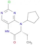 6(5H)-Pteridinone, 2-chloro-8-cyclopentyl-7-ethyl-7,8-dihydro