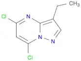 Pyrazolo[1,5-a]pyrimidine, 5,7-dichloro-3-ethyl- (9CI)