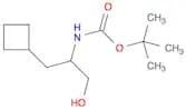 tert-Butyl 1-cyclobutyl-3-hydroxypropan-2-ylcarbamate