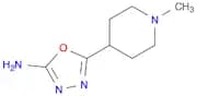 5-(1-Methylpiperidin-4-yl)-1,3,4-oxadiazol-2-amine
