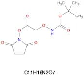 N-Boc-aminooxyacetic acid N-hydroxysuccinimide ester