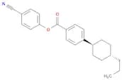 p-cyanophenyl trans-p-(4-propylcyclohexyl)benzoate