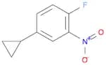 4-CYCLOPROPYL-1-FLUORO-2-NITROBENZENE