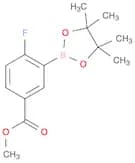 Methyl 4-fluoro-3-(4,4,5,5-tetramethyl-1,3,2-dioxaborolan-2-yl)benzoate