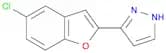 3-(5-Chlorobenzofuran-2-Yl)-1H-Pyrazole
