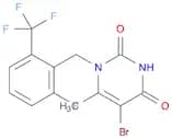 5-Bromo-1-([2-fluoro-6-(trifluoromethyl)phenyl]methyl)-6-methyl-1,2,3,4-tetrahydropyrimidine-2,4-d…