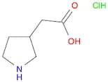 3-Pyrrolidineacetic acid hcl
