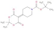 tert-Butyl 4-(2,2-dimethyl-4,6-dioxo-1,3-dioxan-5-ylidene)piperidine-1-carboxylate