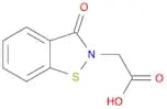 (3-Oxo-1,2-benzisothiazol-2(3h)-yl)acetic acid