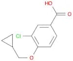 3-Chloro-4-(cyclopropylmethoxy)benzoic Acid