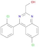6-Chloro-4-(2-chlorophenyl)-2-quinazolinemethanol