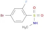 4-Bromo-2-fluoro-N-methylbenzenesulfonamide