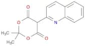 2,2-Dimethyl-5-(quinolin-2-yl)-1,3-dioxane-4,6-dione