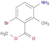 Benzoic acid, 3-aMino-6-broMo-2-Methyl-, Methyl ester