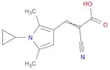 (2E)-2-Cyano-3-(1-cyclopropyl-2,5-dimethyl-1h-pyrrol-3-yl)acrylic acid