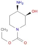 Cis-4-amino-3-hydroxy-1-piperidinecarboxylic acid ethyl ester