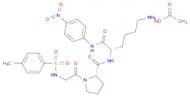 N-[(4-Methylphenyl)sulfonyl]glycyl-L-prolyl-N-(4-nitrophenyl)-L-lysinamide acetate