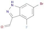 6-BROMO-4-FLUORO-3-(1H)INDAZOLE CARBOXALDEHYDE