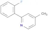 2-(2-Fluorophenyl)-4-methylpyridine