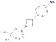 1-​Azetidinecarboxylic acid, 3-​(4-​aminophenyl)​-​, 1,​1-​dimethylethyl ester