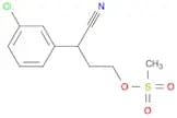 3-(3-Chlorophenyl)-3-cyanopropyl methanesulfonate
