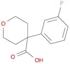 4-(3-Fluorophenyl);tetrahydro-2H-pyran-4-carboxylic acid