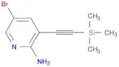 5-Bromo-3-((trimethylsilyl)ethynyl)pyridin-2-amine