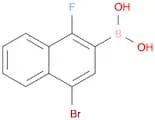 4-BROMO-1-FLUORO-2-NAPHTHALENEBORONIC ACID