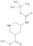 5-TERT-BUTOXYCARBONYLAMINO-PIPERIDINE-3-CARBOXYLIC ACID METHYL ESTER