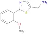 1-[2-(2-methoxyphenyl)-1,3-thiazol-5-yl]methanamine