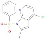 1-Benzenesulfonyl-4-Chloro-2-Iodo-7-Azaindole